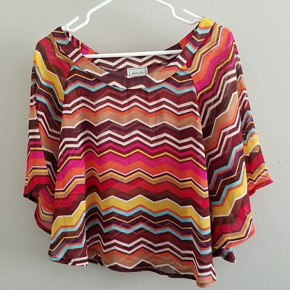 About A Girl Tops - Super Cute Blouse